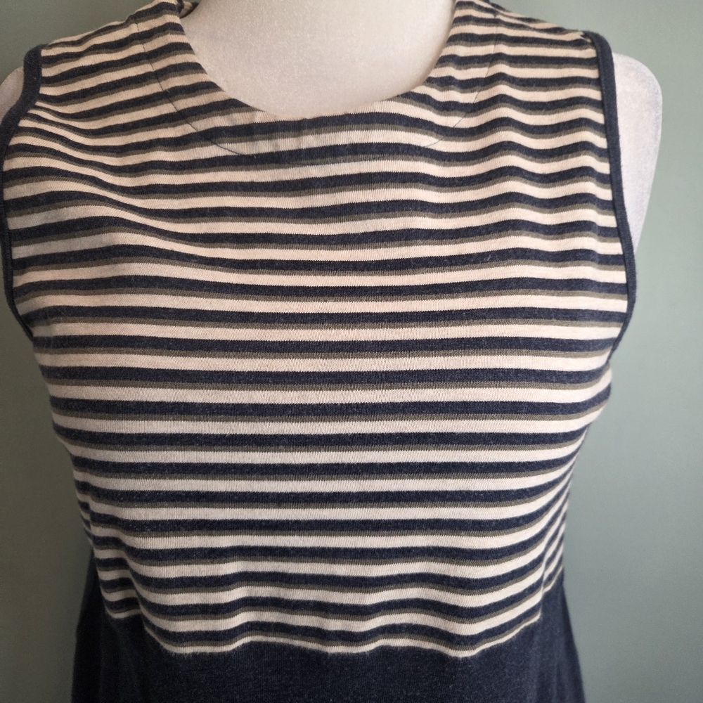 Mountain Lake Casuals Petite Striped Color Block Sleeveless Maxi Dress Size PL - Picture 6 of 11